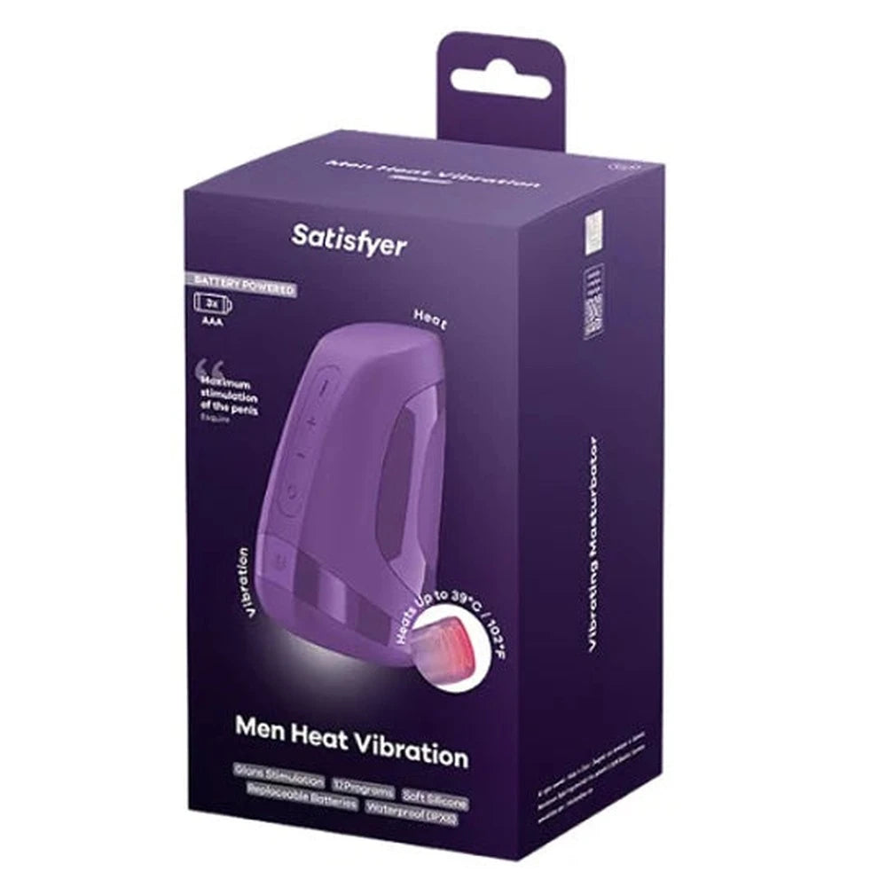 Satisfyer Men Heat Vibration masturbador masculino - imagen 1