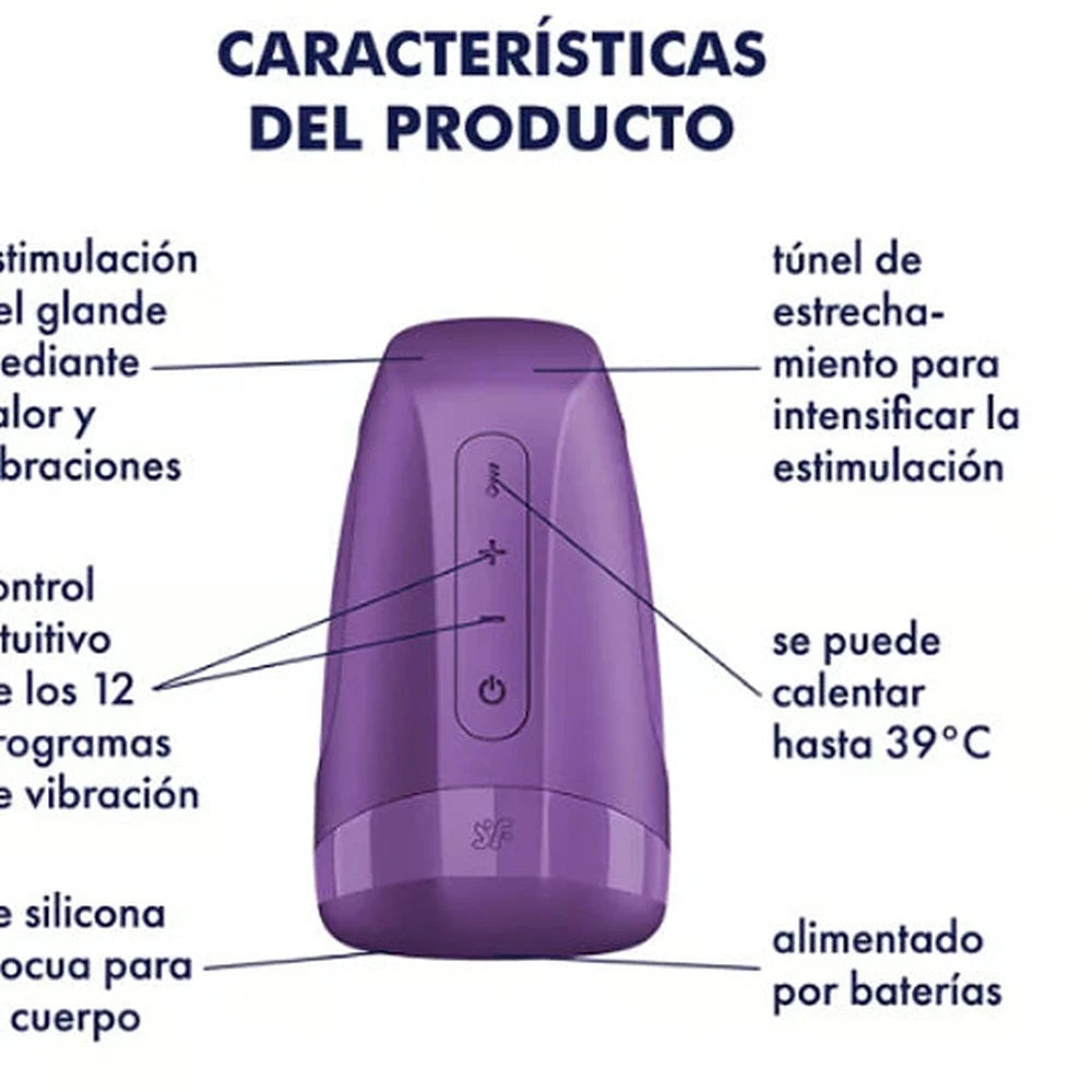 Satisfyer Men Heat Vibration masturbador masculino - imagen 4