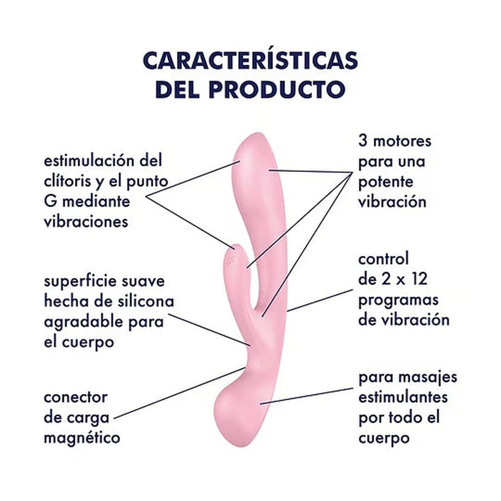 Satisfyer Triple Oh vibrador 2 en 1 - imagen 3